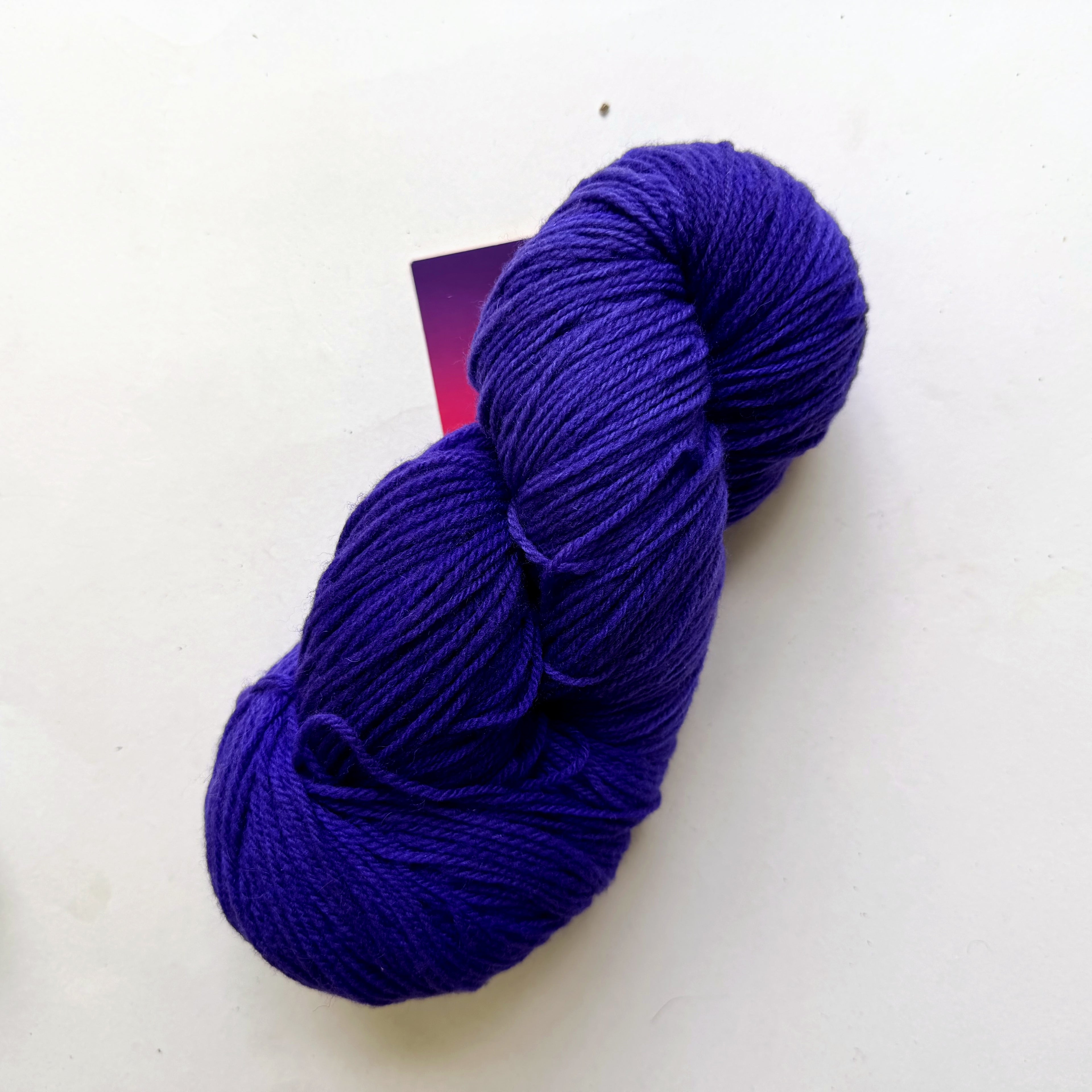 Blue Heron Yarns Superwash Merino Nylon Fingering Yarn, Irisand Blue Violet, Discontinued