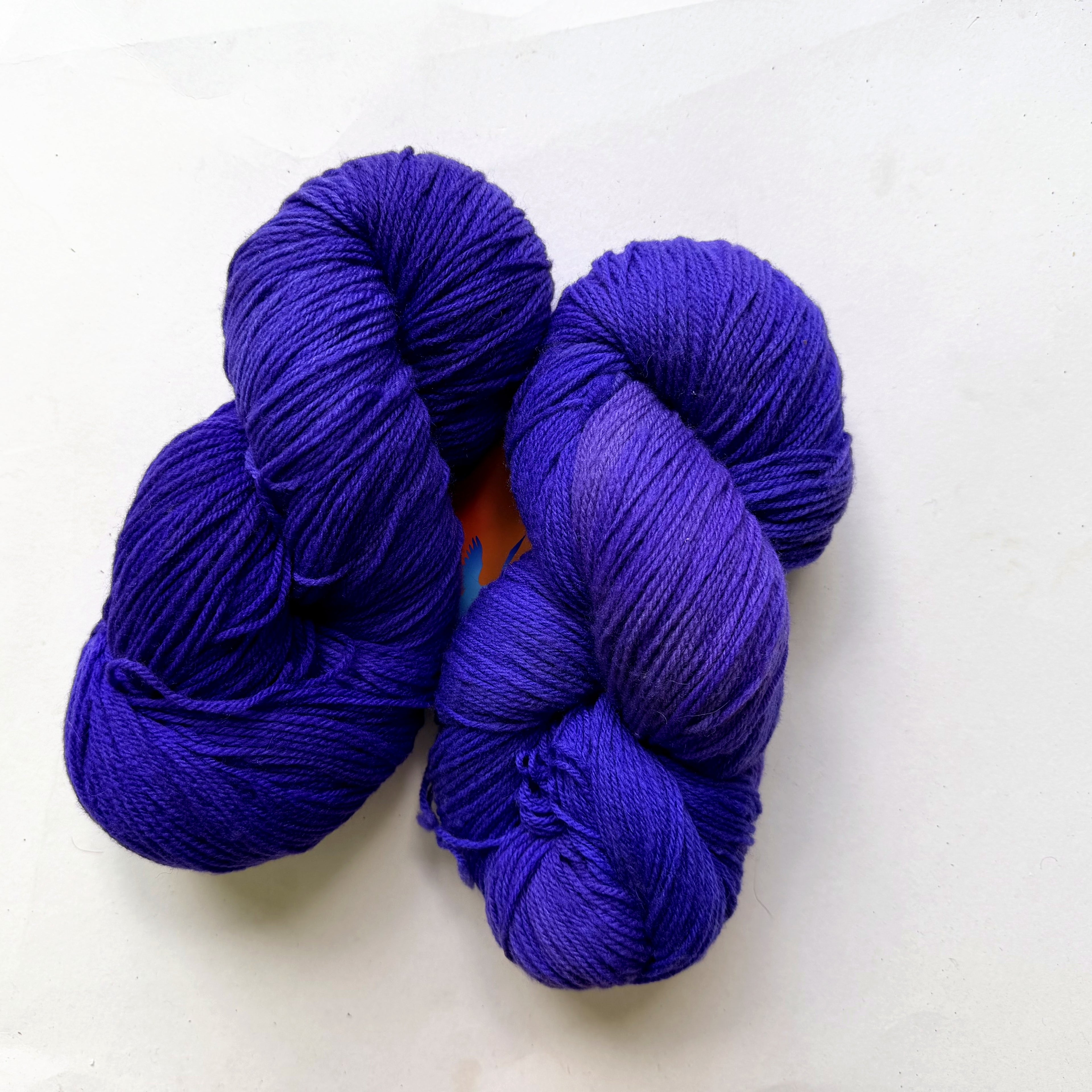 Blue Heron Yarns Superwash Merino Nylon Fingering Yarn, Irisand Blue Violet, Discontinued
