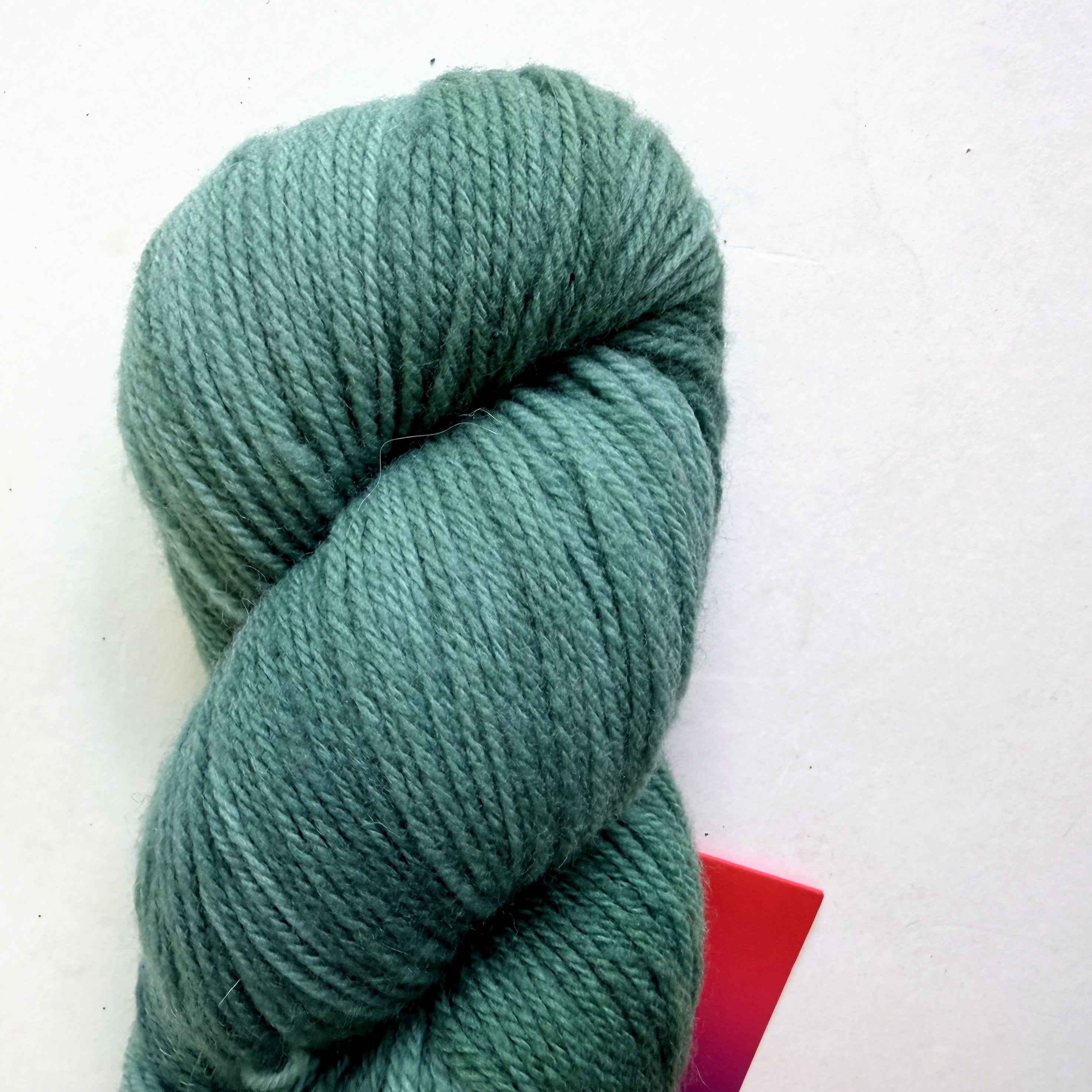 Blue Heron Yarns Superwash Merino Nylon Fingering Yarn, Spearmint Dusty Teal green Between Sea glass and Herb Garden, Discontinued