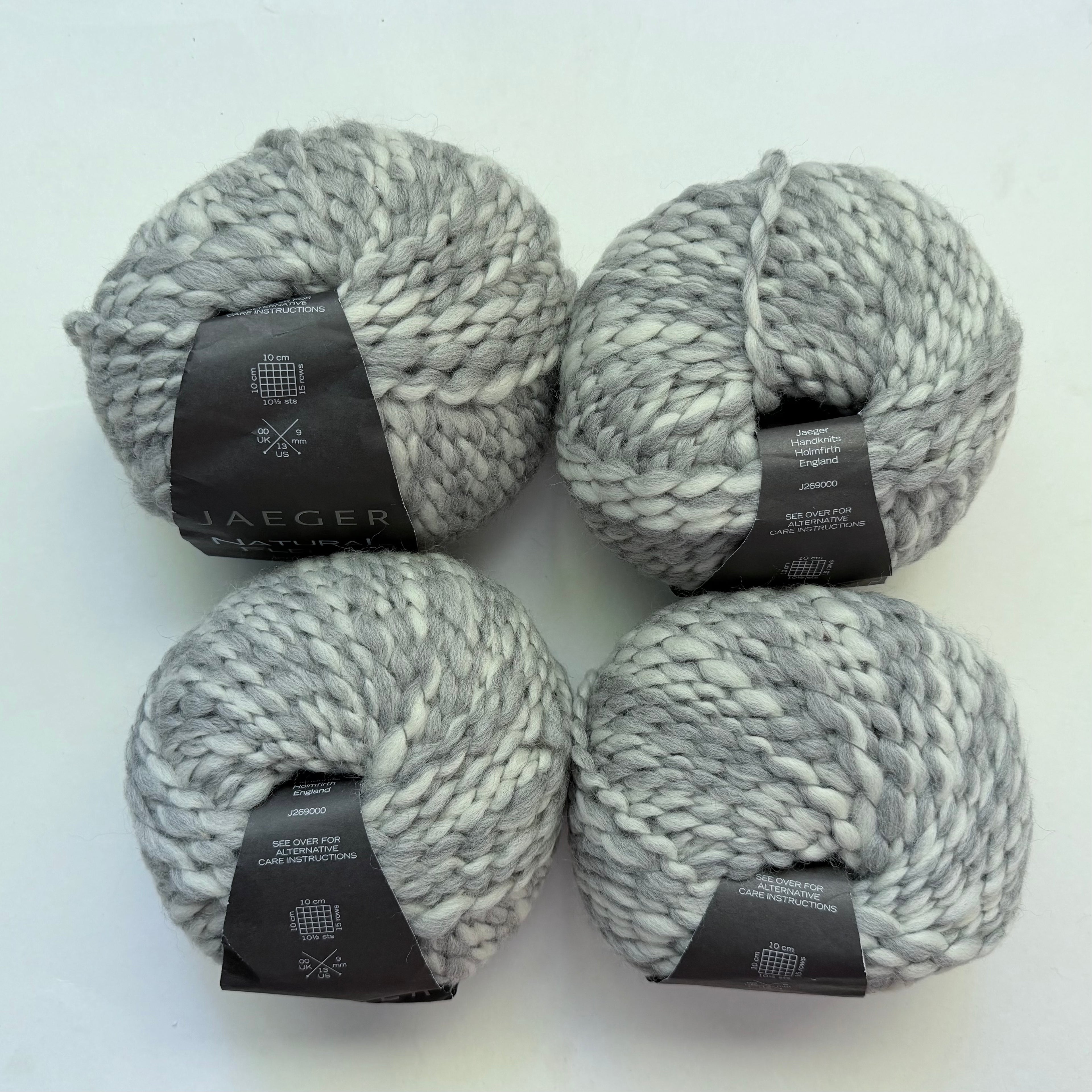 Jaeger Natural Fleece — Storm (Bulky, 93yd)