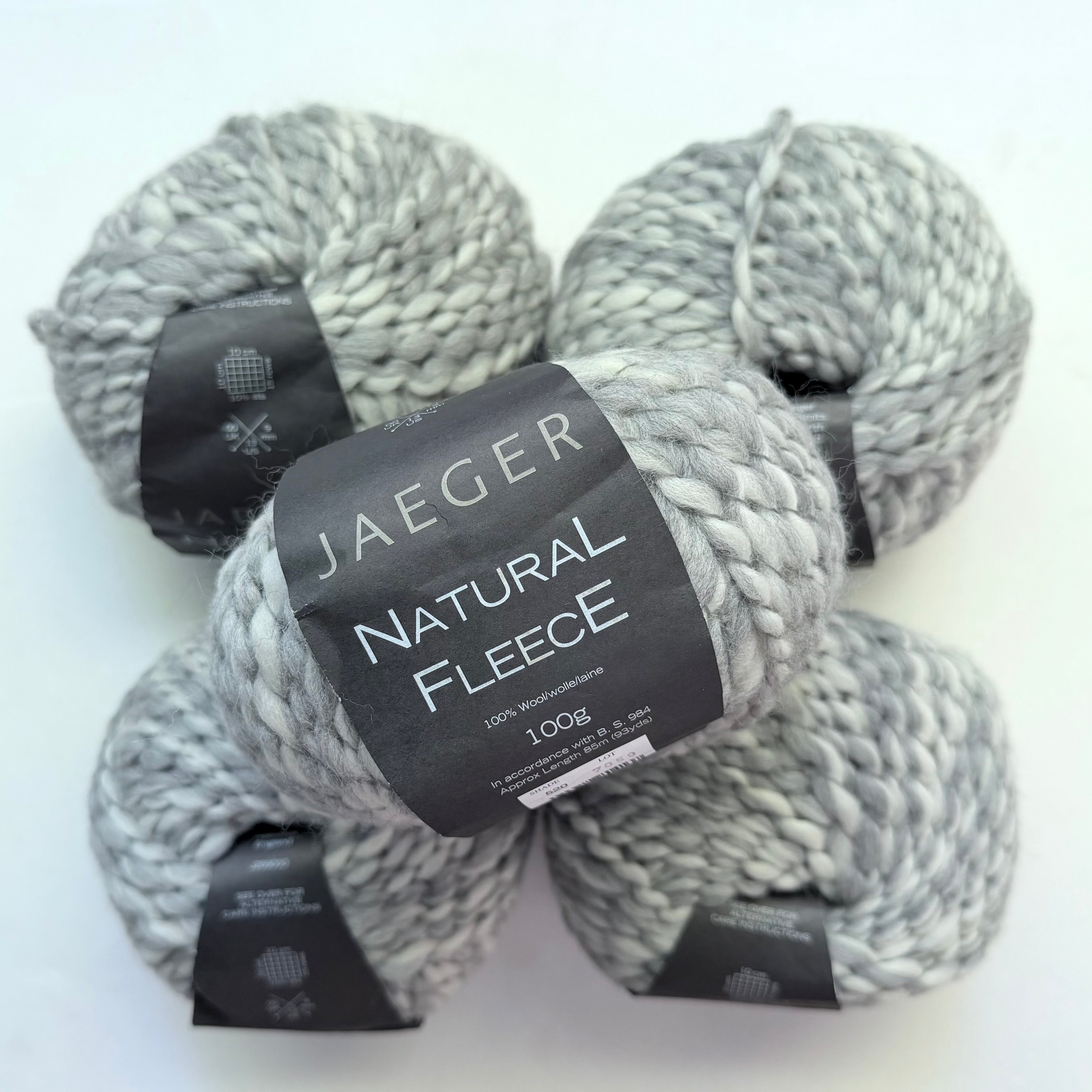 Jaeger Natural Fleece — Storm (Bulky, 93yd)