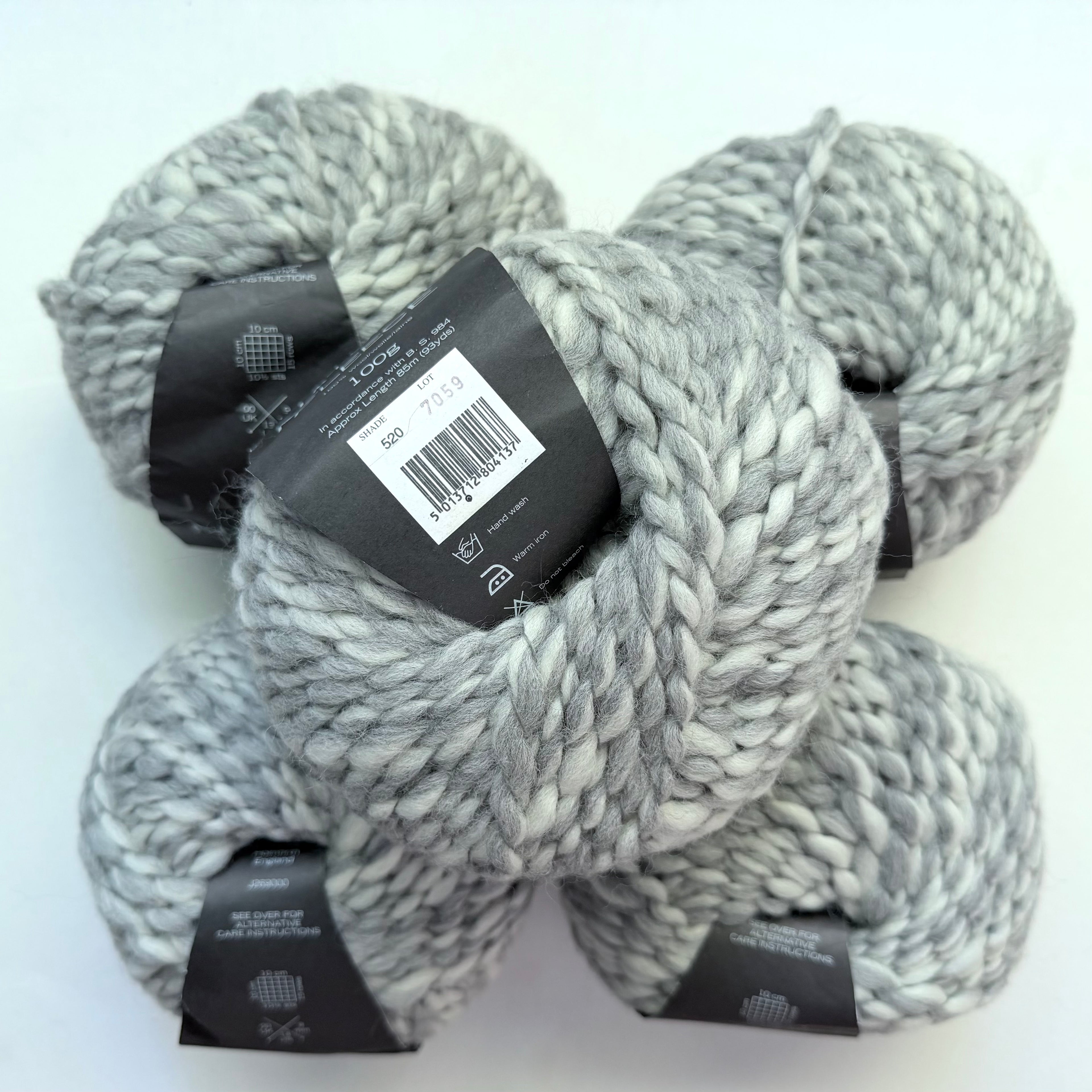 Jaeger Natural Fleece — Storm (Bulky, 93yd)