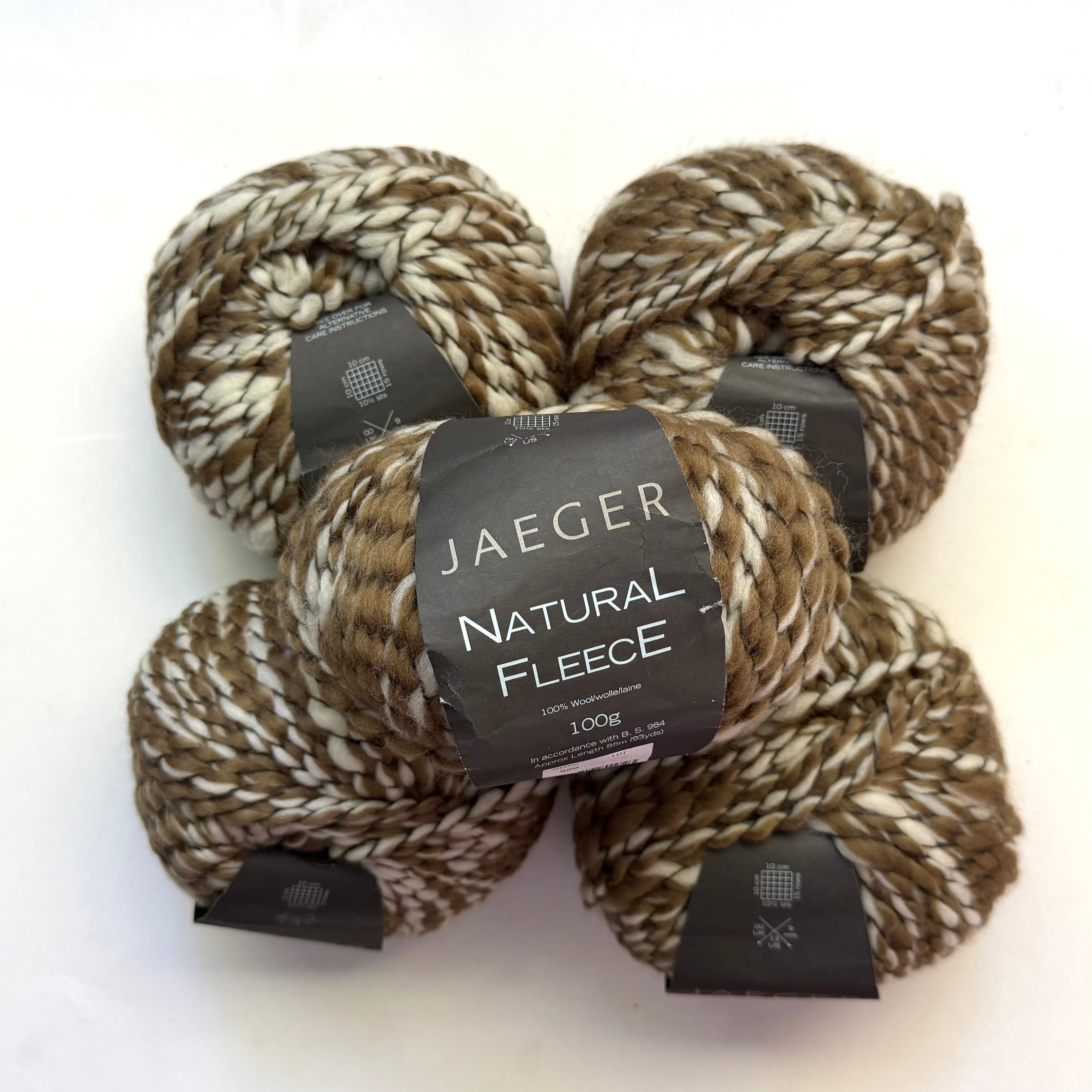 Jaeger Natural Fleece — Olive (Bulky, 93yd)