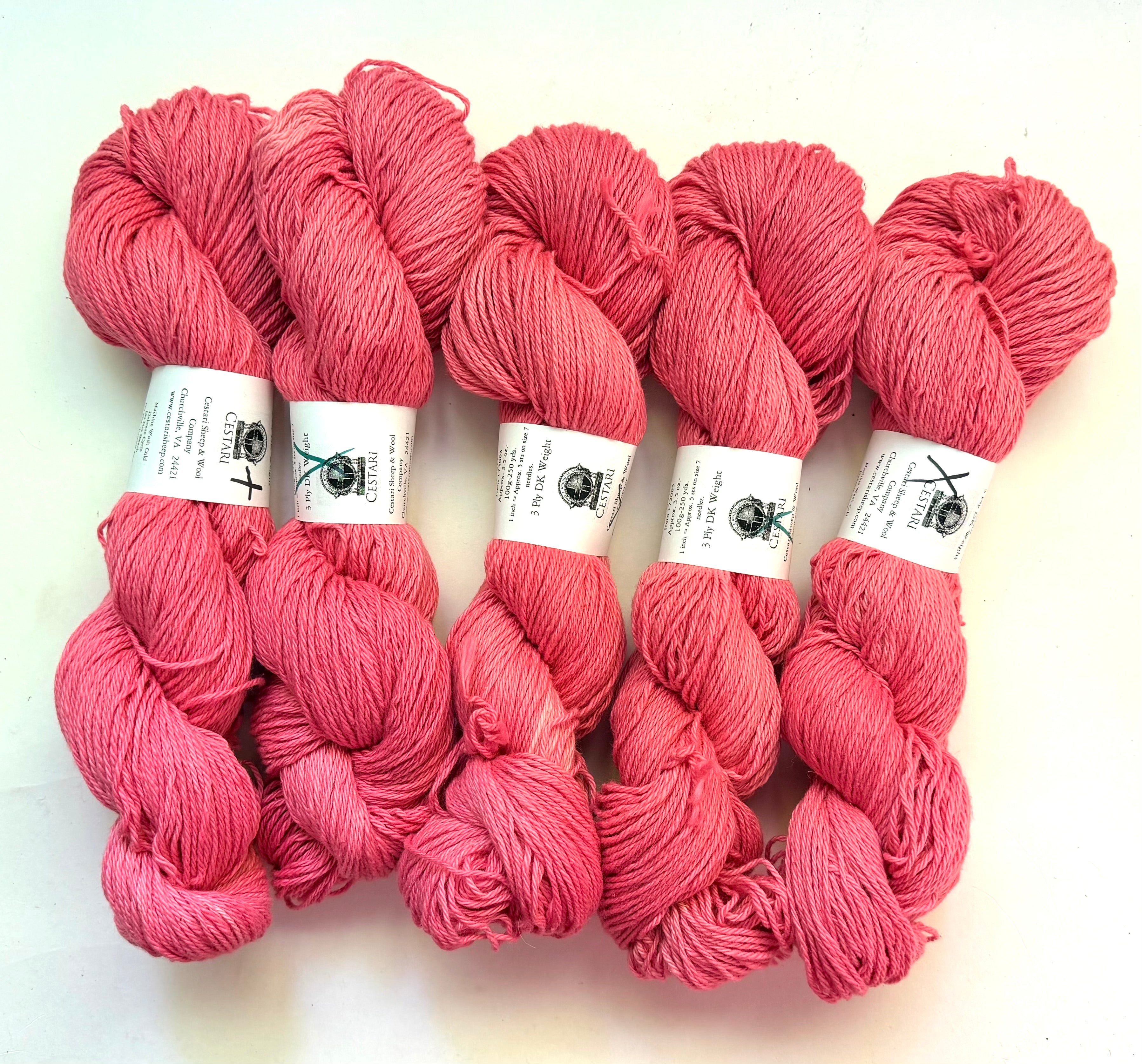 Cestari Sheep & Wool Monticello Collection 3 Ply DK — RedBud (DK, 250yd)