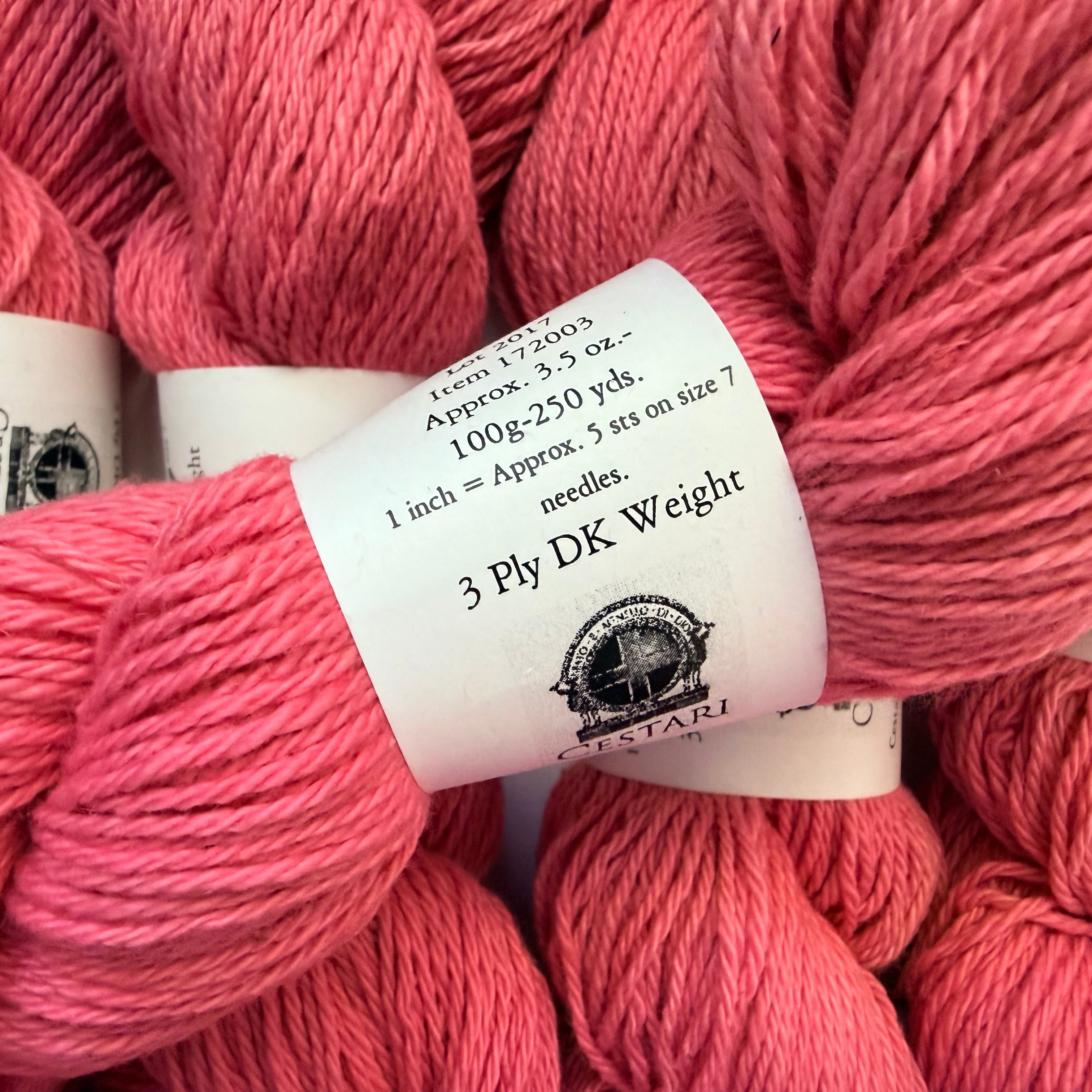 Cestari Sheep & Wool Monticello Collection 3 Ply DK — RedBud (DK, 250yd)