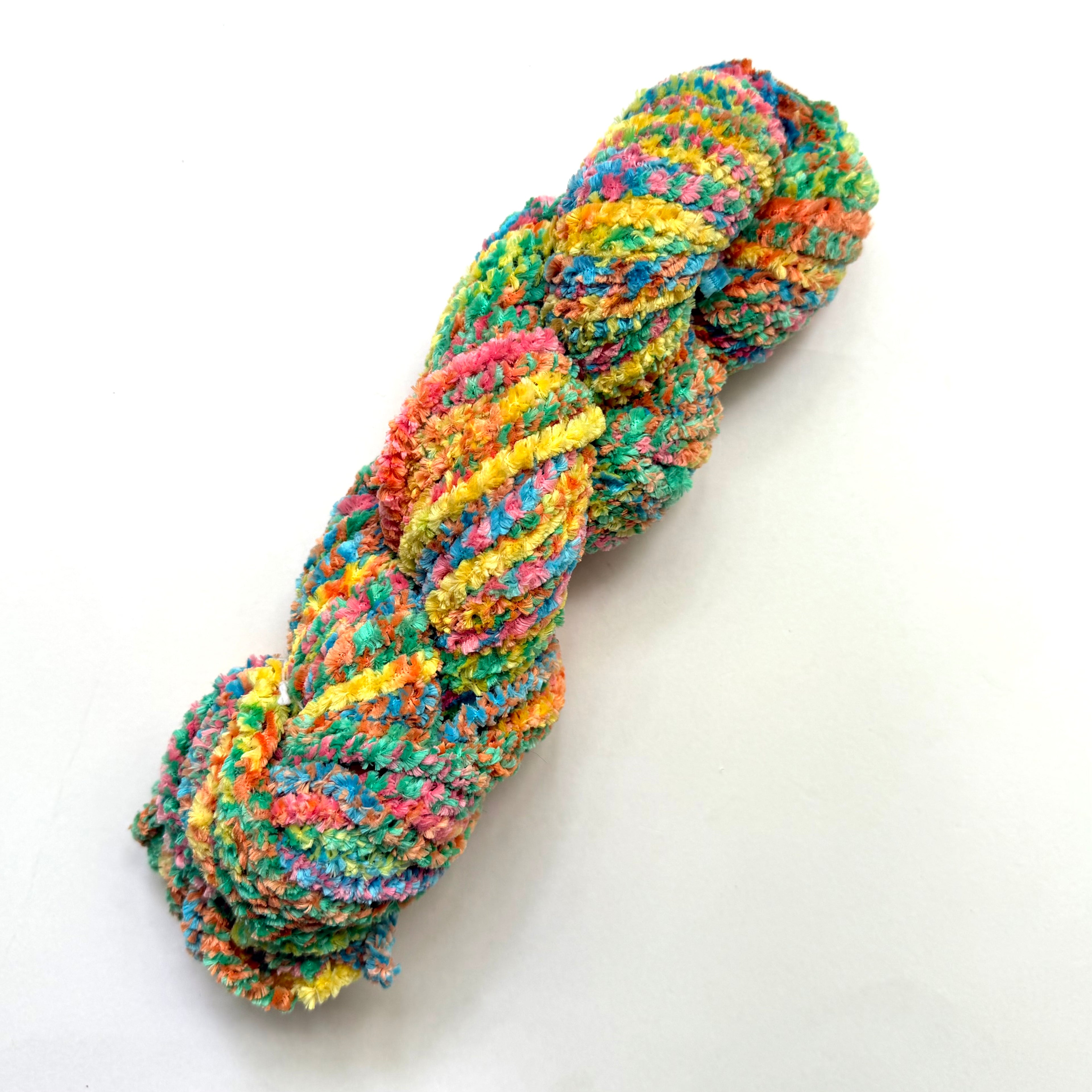 Artisan Handspun Novelty Mixed Fiber Bulky Yarn, Handspun