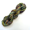 Artisan Handspun Bamboo Wool Blend Bulky Yarn, Bamboo Green Multicolor Speckled, Handspun