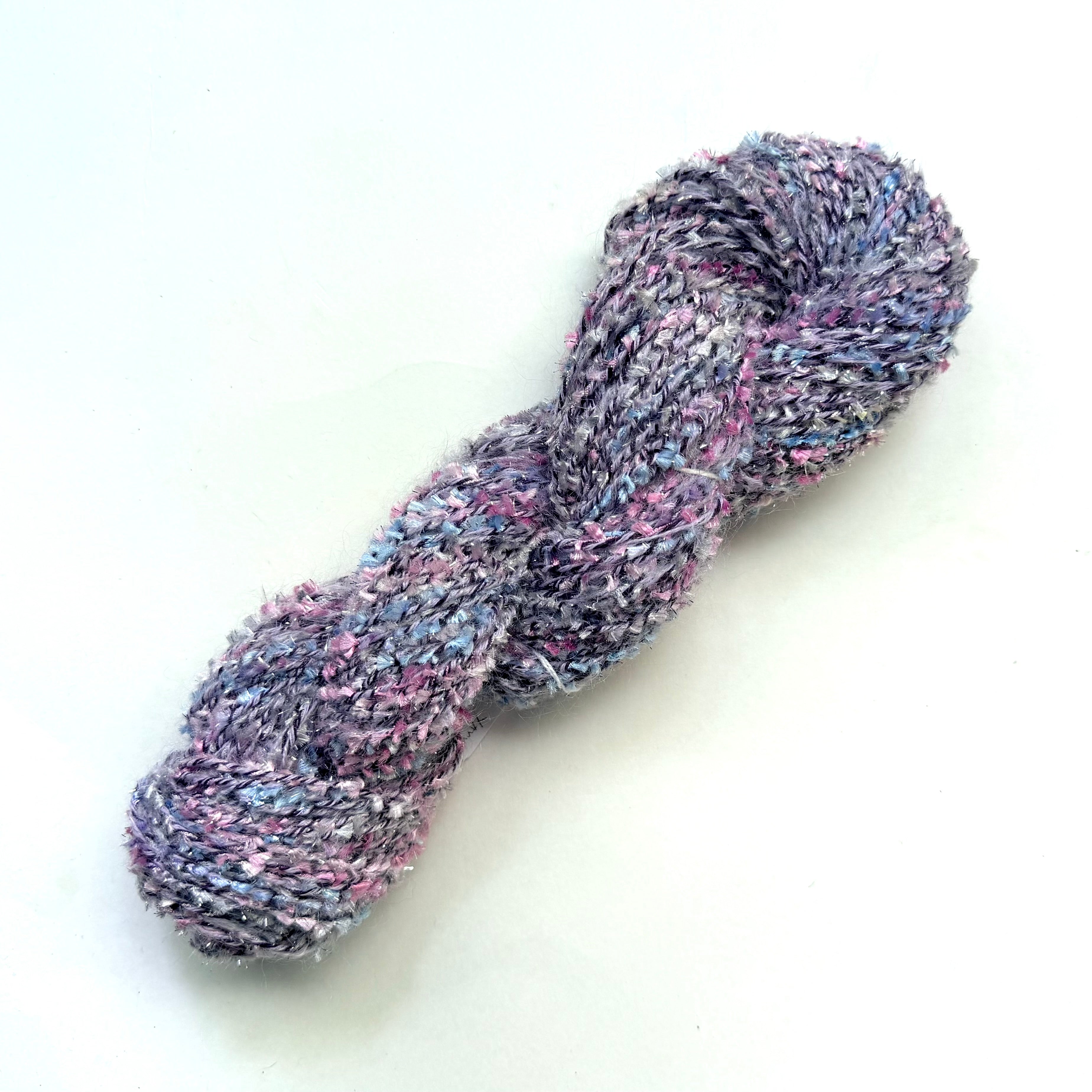 Artisan Handspun Novelty Mixed Fiber Novelty Art Yarn Yarn, Handspun
