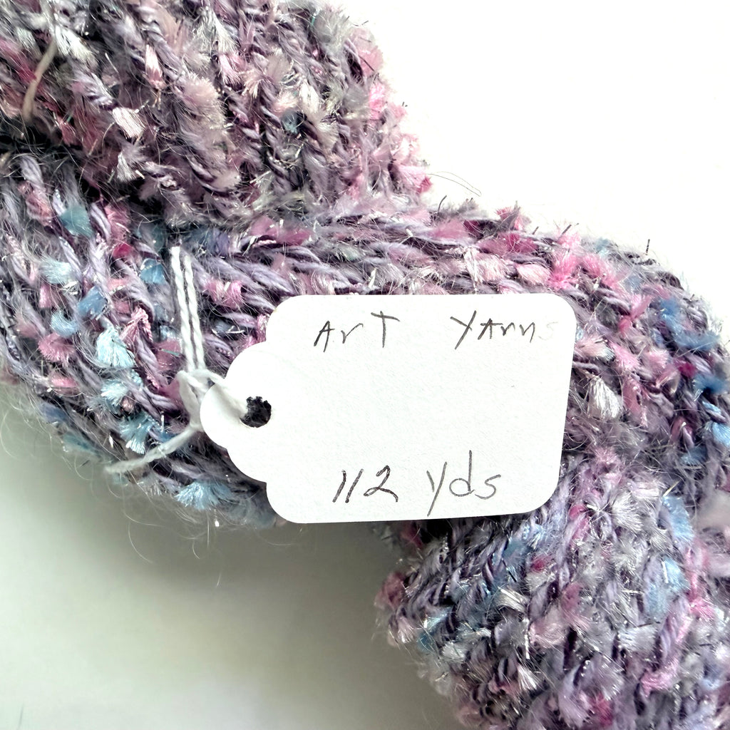 Artisan Handspun Novelty Mixed Fiber Novelty Art Yarn Yarn, Handspun