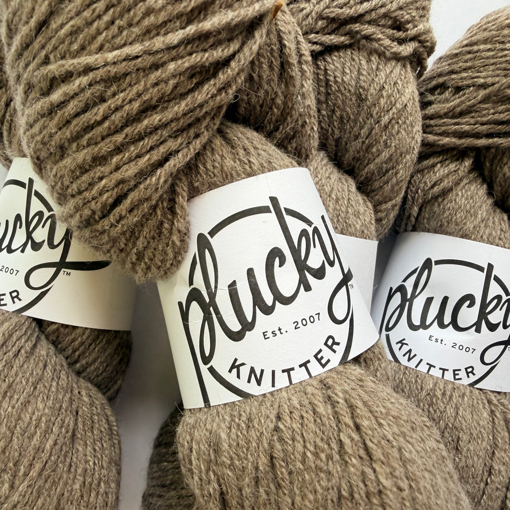 The Plucky Knitter Yakpaca Yak Baby Alpaca Worsted Yarn, Bobbin