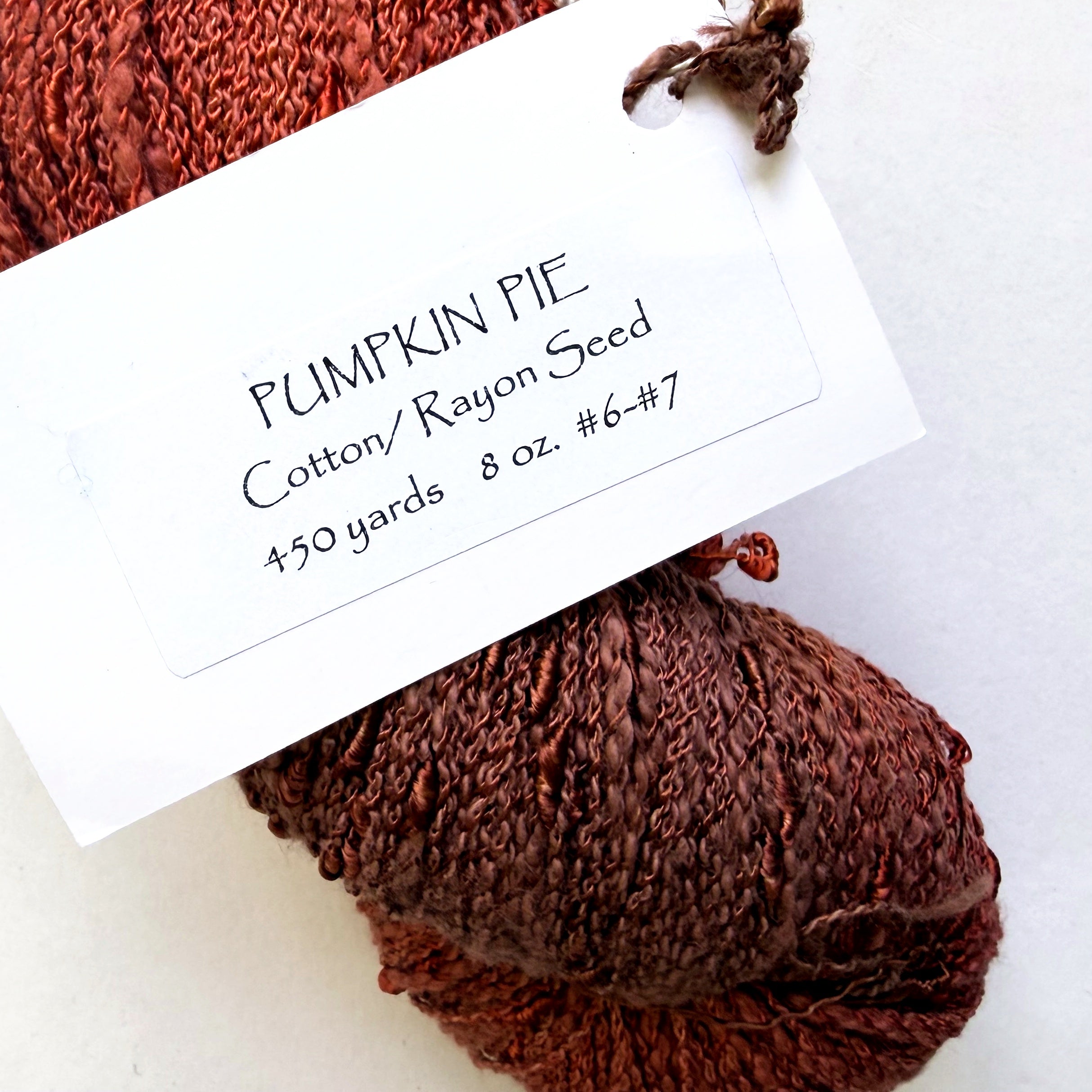 Blue Heron Yarns Cotton Rayon Blend Worsted Yarn, Pumpkin Pie Cinnamon, Toasted Nutmeg, Brick rust, Discontinued