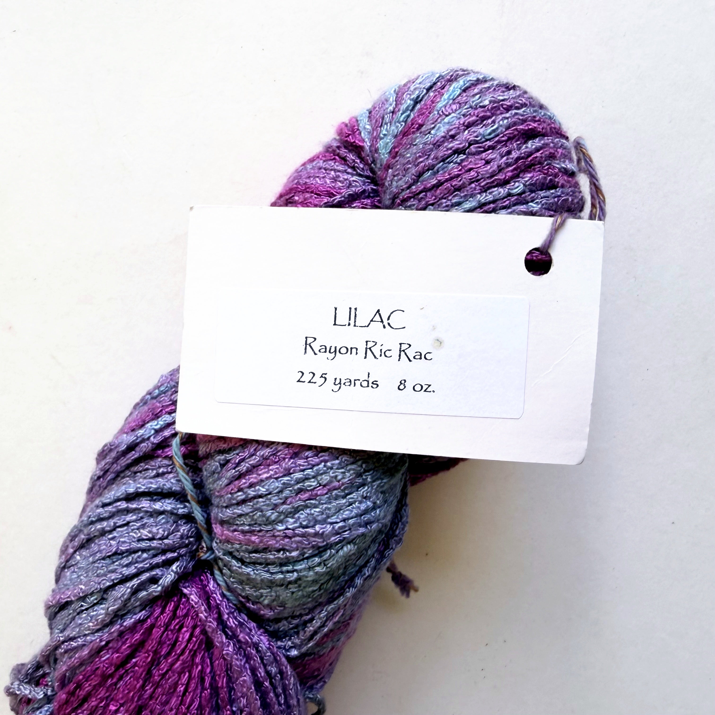 Blue Heron Yarns Rayon Aran Yarn, Lilac Violet, Lavender, Soft Teal, Pewter, Discontinued