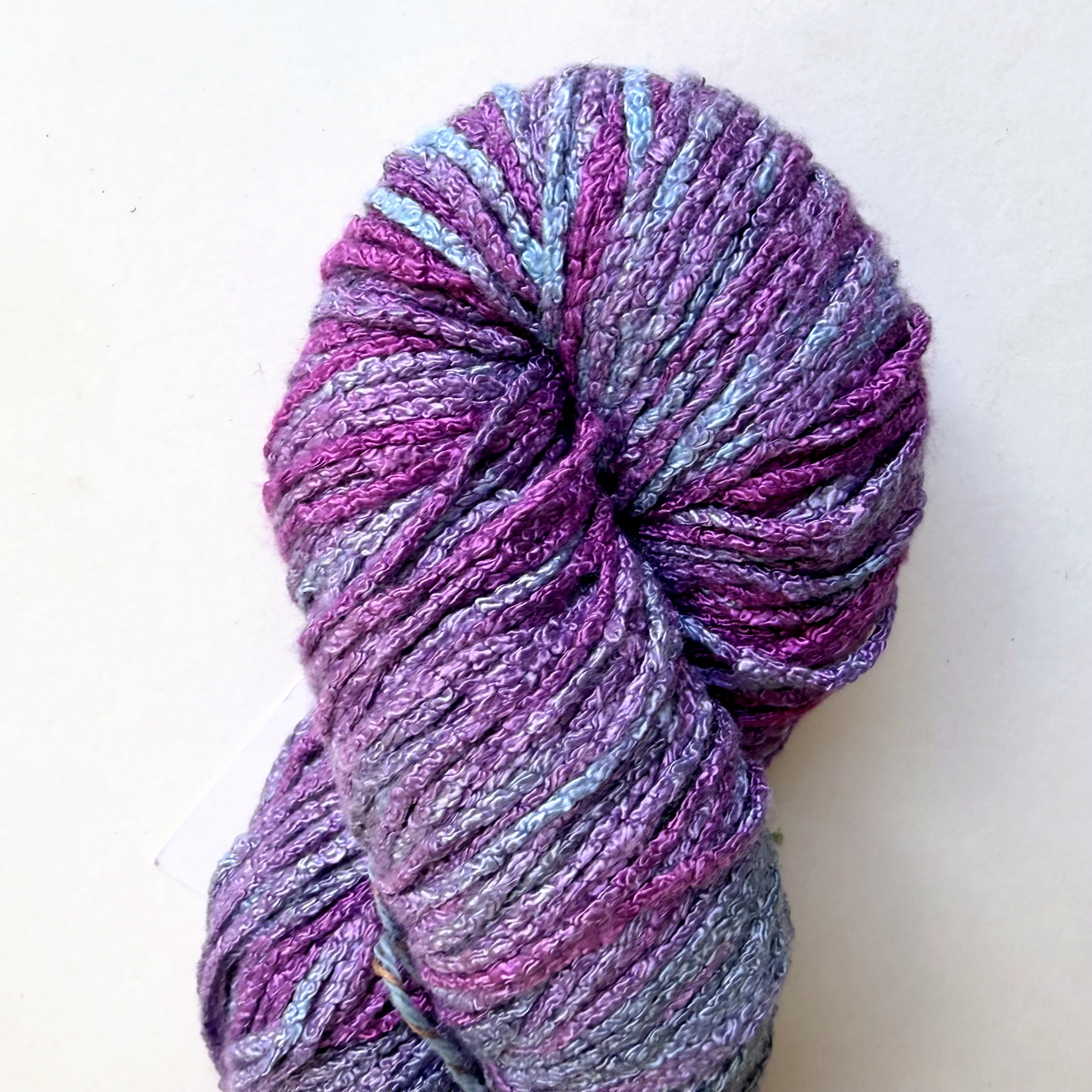 Blue Heron Yarns Rayon Aran Yarn, Lilac Violet, Lavender, Soft Teal, Pewter, Discontinued