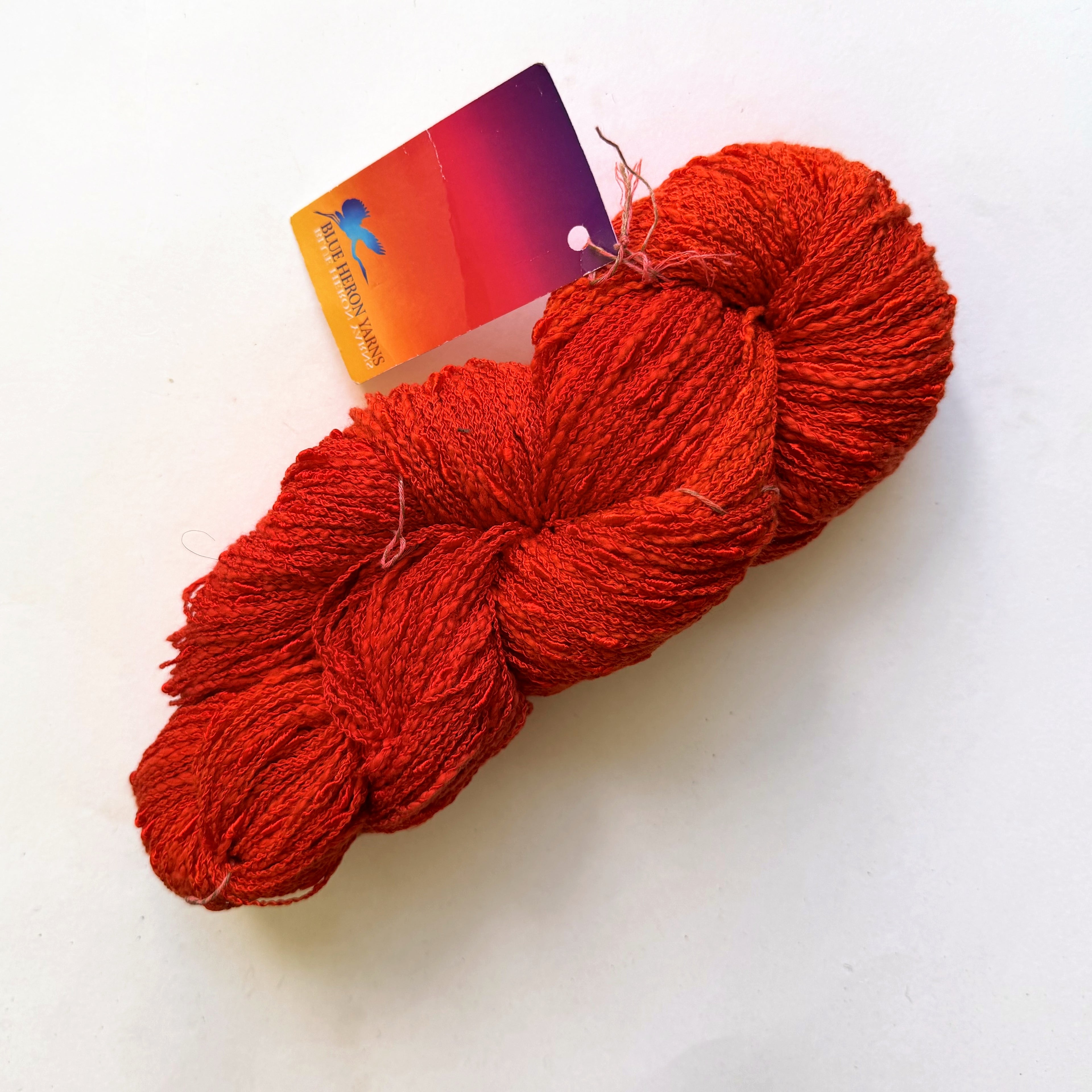 Blue Heron Yarns Cotton Rayon Blend Worsted Yarn, Poppy Tomato red, Magenta, Cherry, Shadow Plum, Discontinued