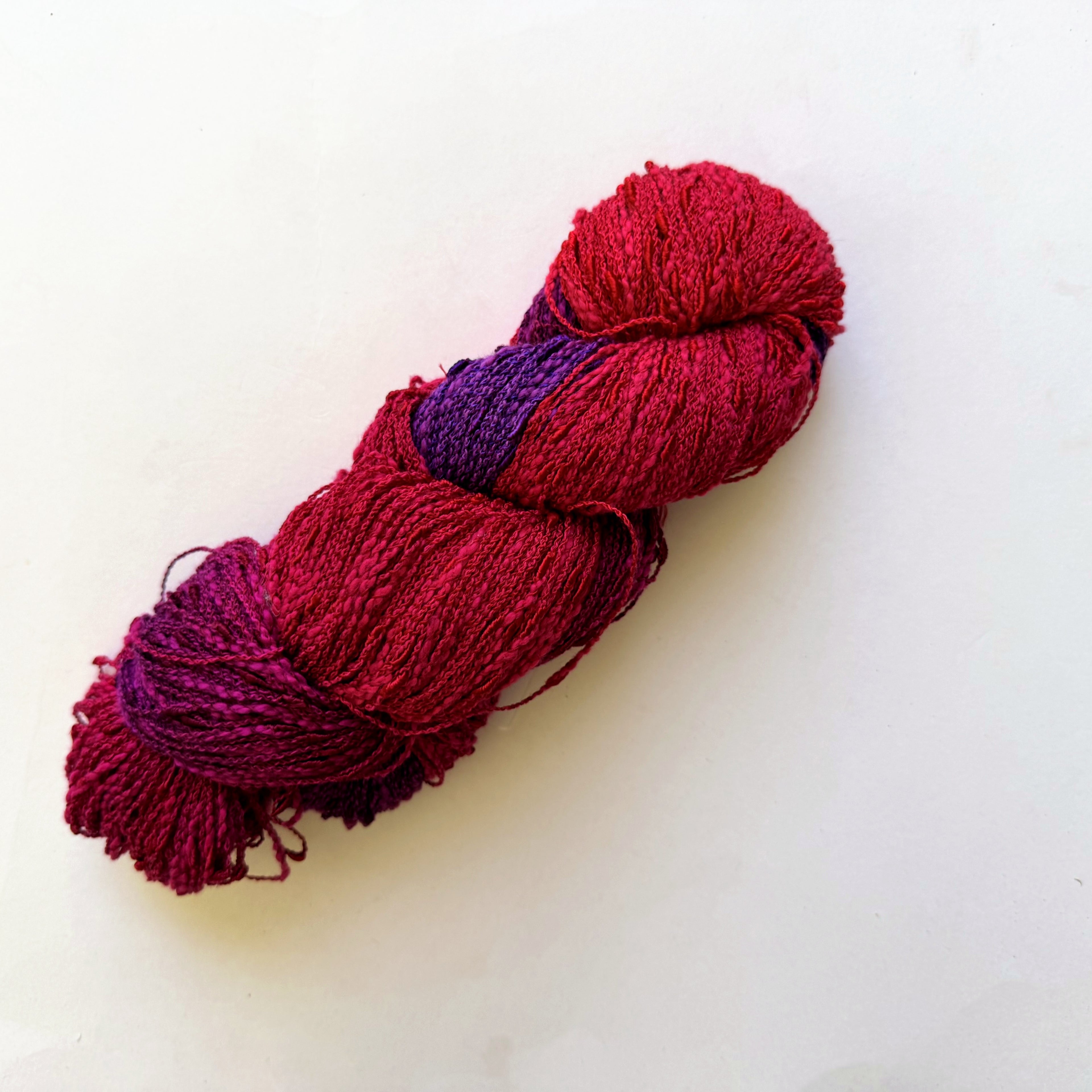 Blue Heron Yarns Cotton Rayon Blend Worsted Yarn, Poppy Tomato red, Magenta, Cherry, Shadow Plum, Discontinued