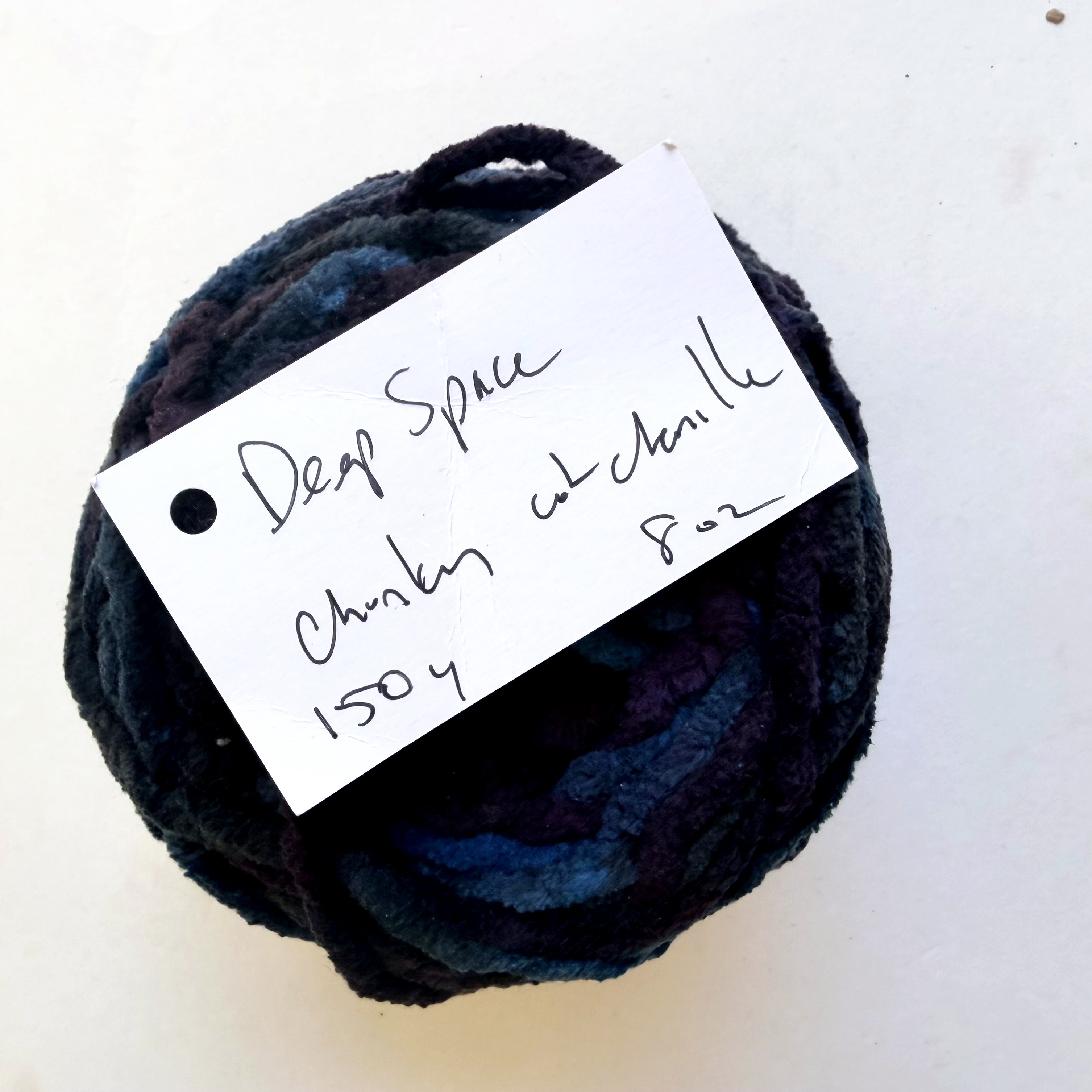 Blue Heron Yarns Cotton Super Bulky Yarn, Deep Space Midnight Indigo, Slate, Blue violet, Near black, Discontinued