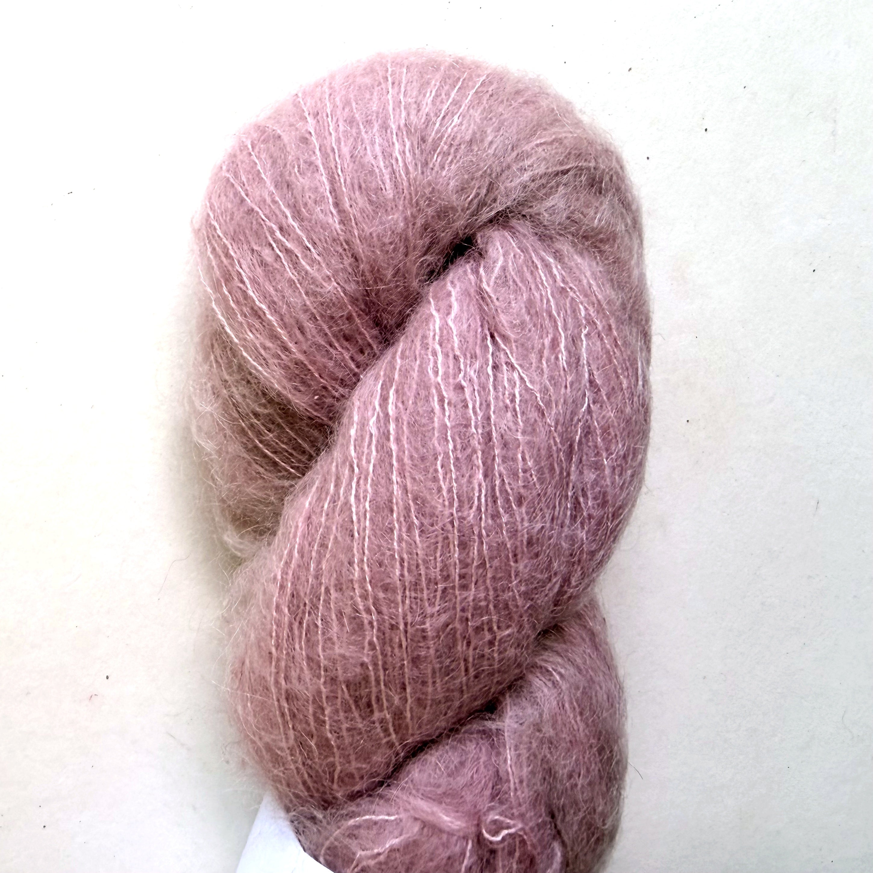 Baah Yarn Alpaca Silk Kid Mohair Lace Yarn, In a Blush