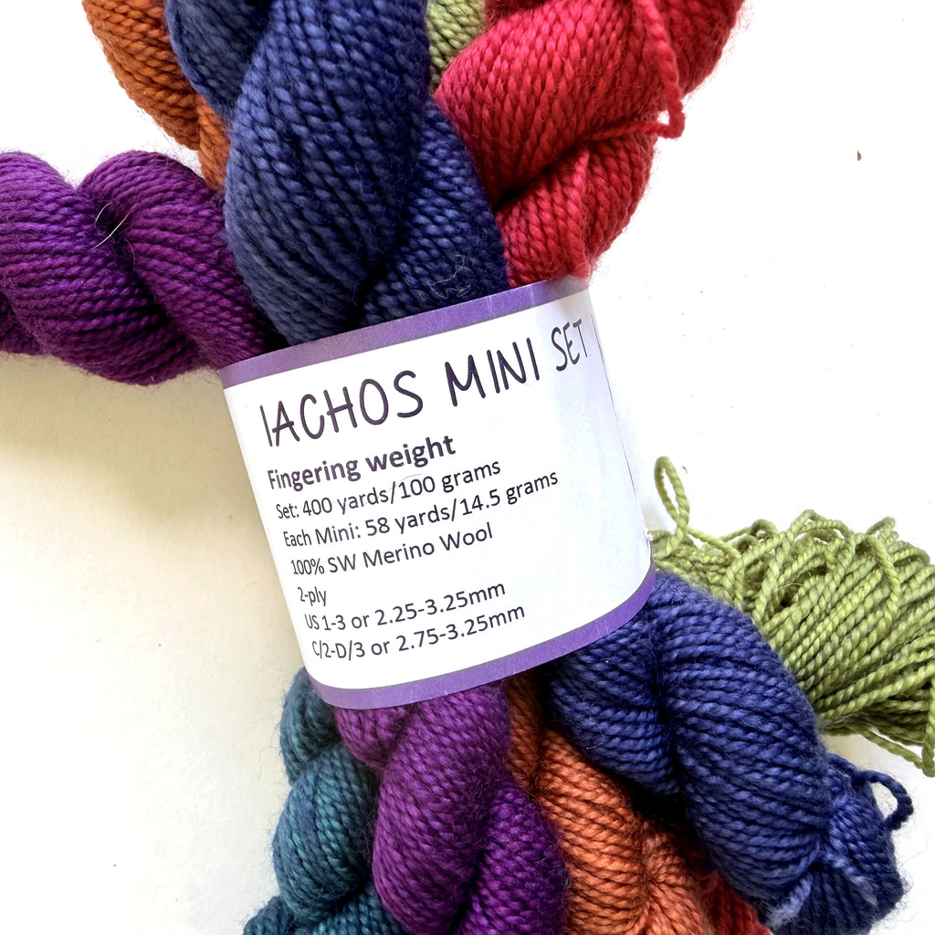 A Hundred Ravens Superwash Merino Fingering Yarn, Dark Prism