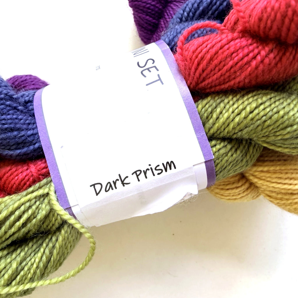 A Hundred Ravens Superwash Merino Fingering Yarn, Dark Prism
