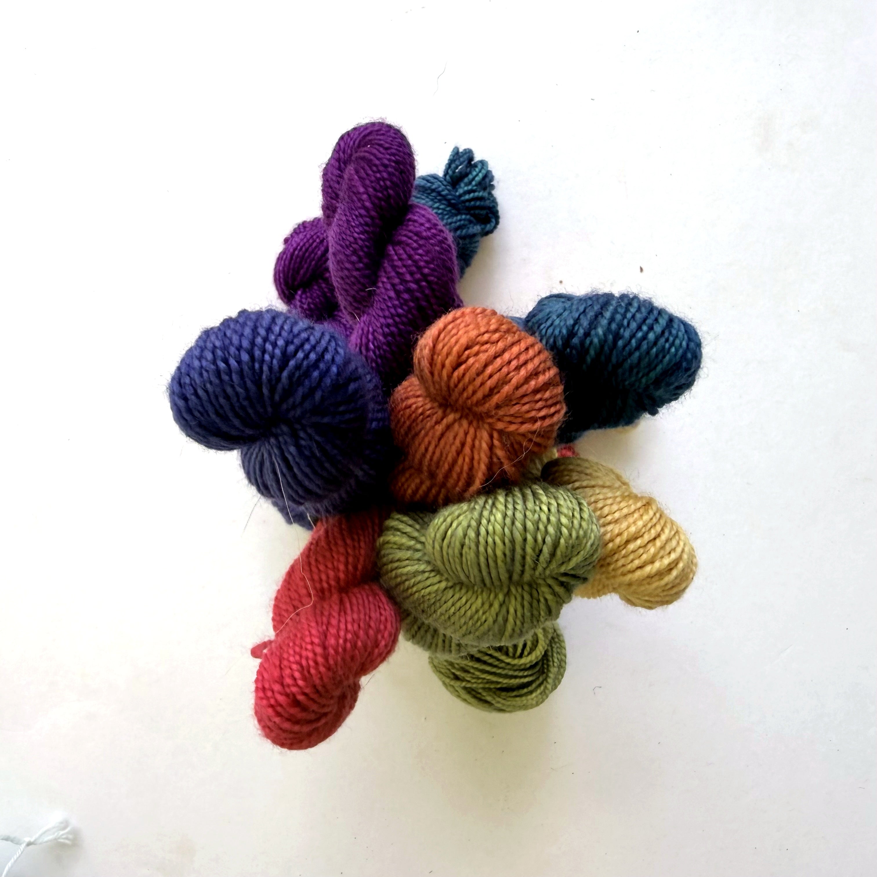 A Hundred Ravens Superwash Merino Fingering Yarn, Dark Prism