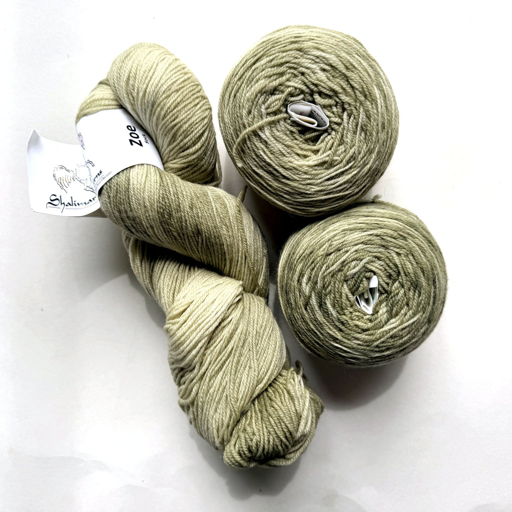 Shalimar Yarns Superwash Merino Wool Fingering Yarn, Mo Qua