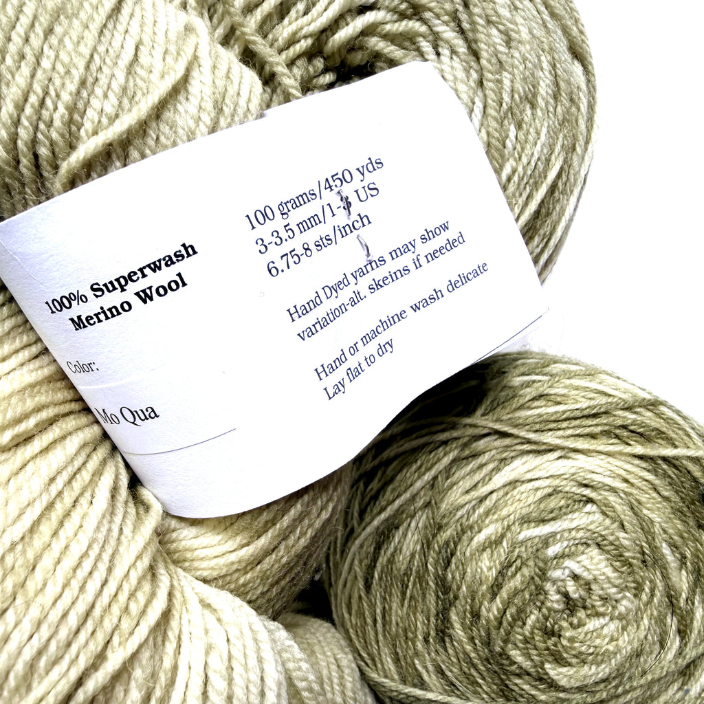 Shalimar Yarns Superwash Merino Wool Fingering Yarn, Mo Qua