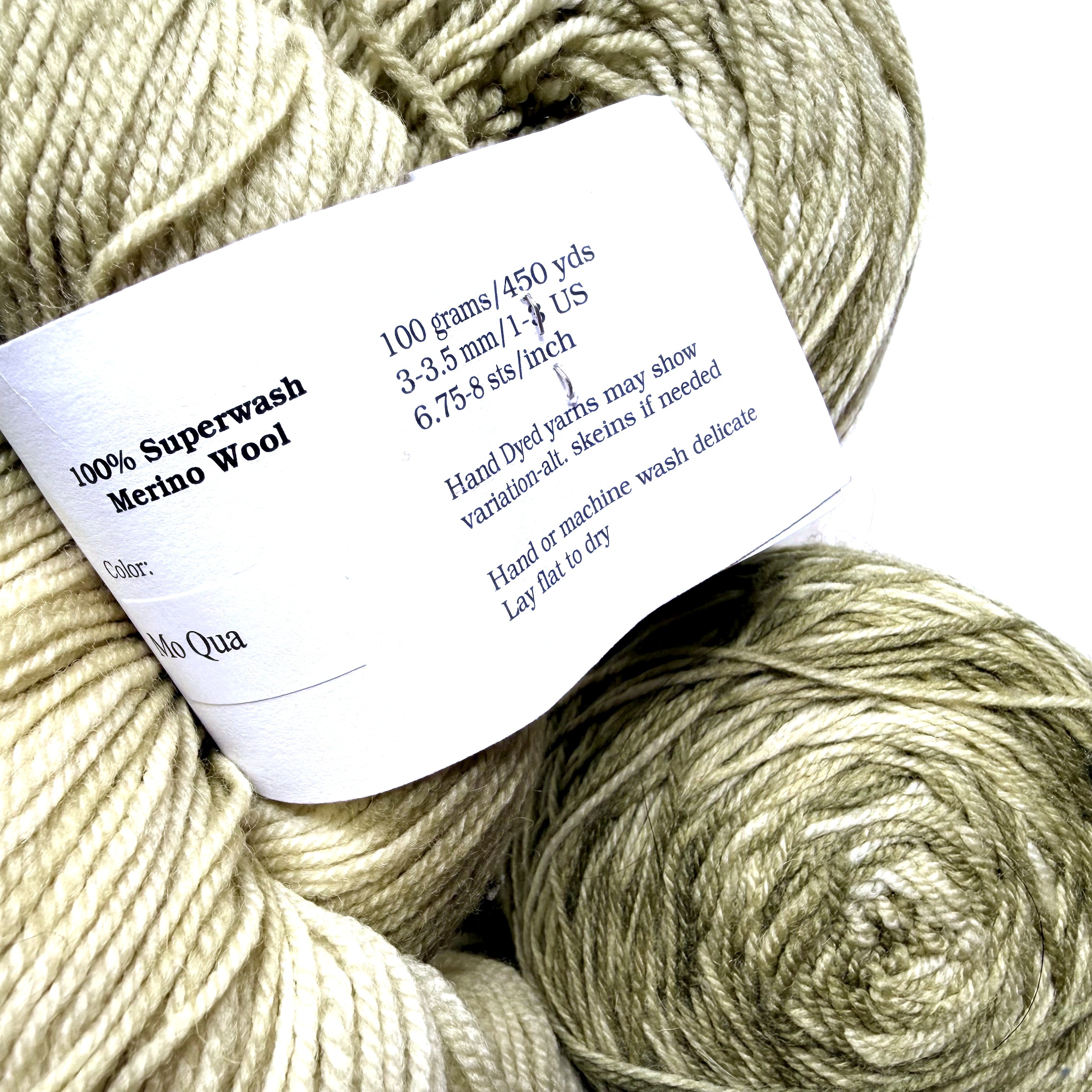 Shalimar Yarns Superwash Merino Wool Fingering Yarn, Mo Qua