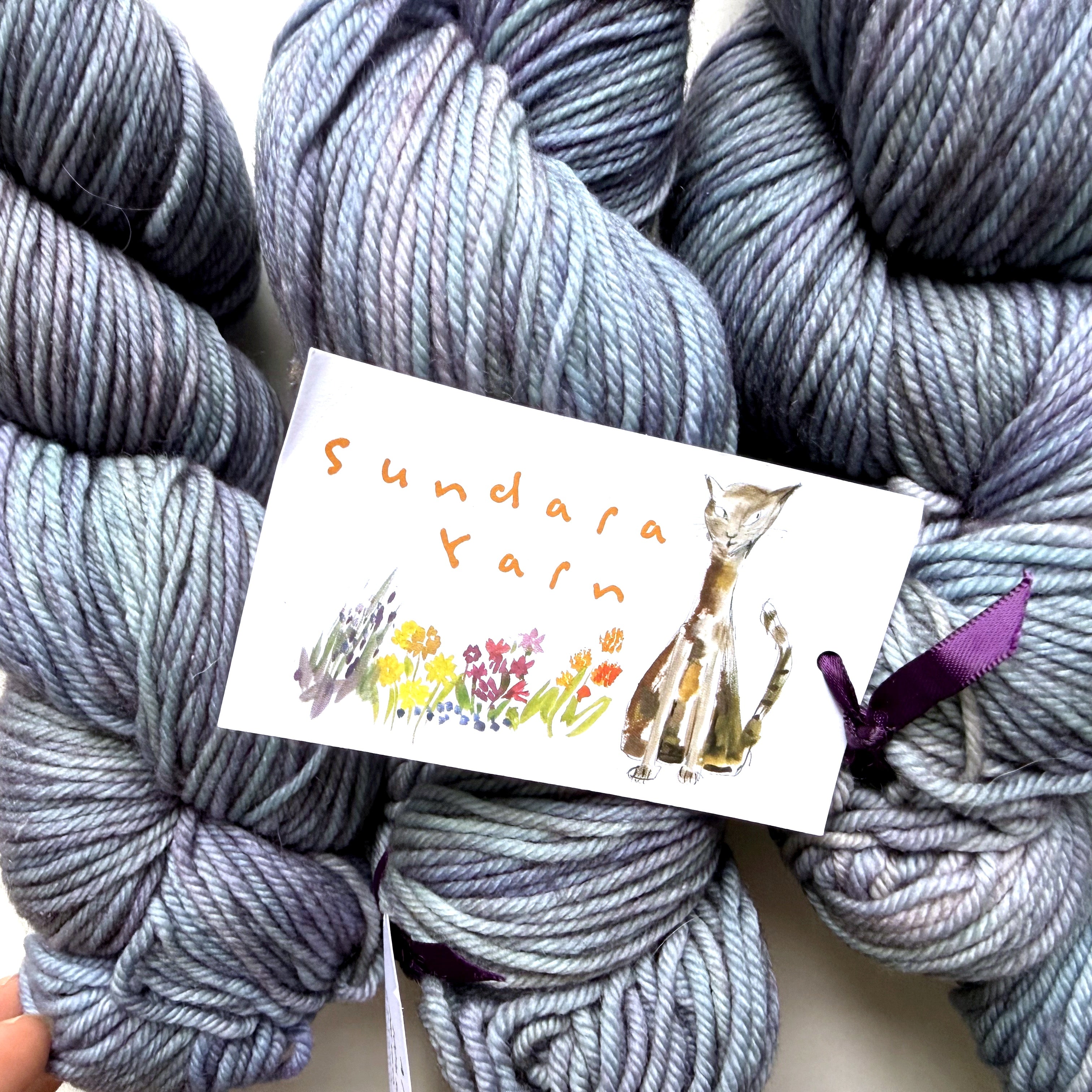 Sundara Yarn Superwash Merino Wool Aran Yarn, Water Studies #84
