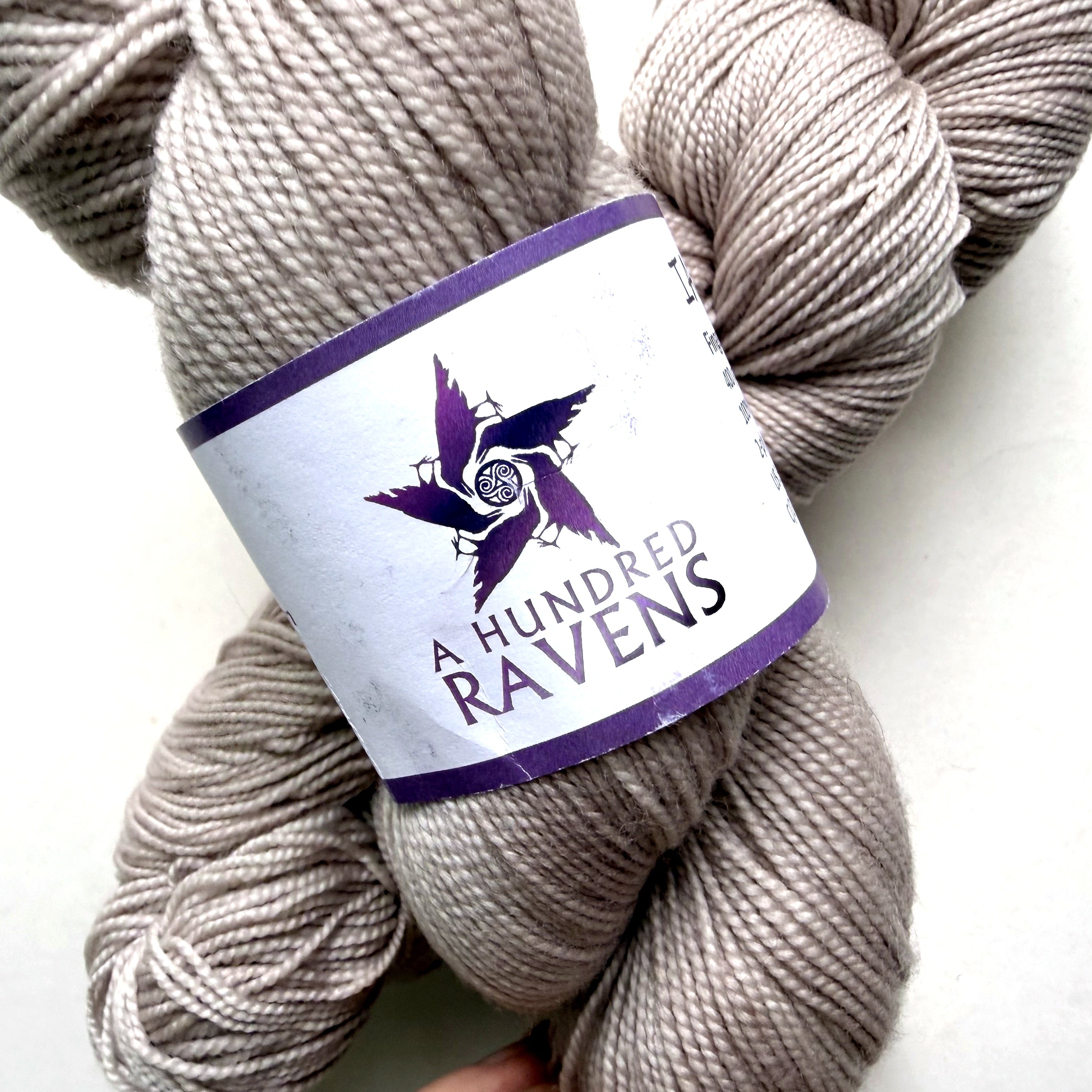 A Hundred Ravens Superwash Merino Wool Fingering Yarn, Zagros
