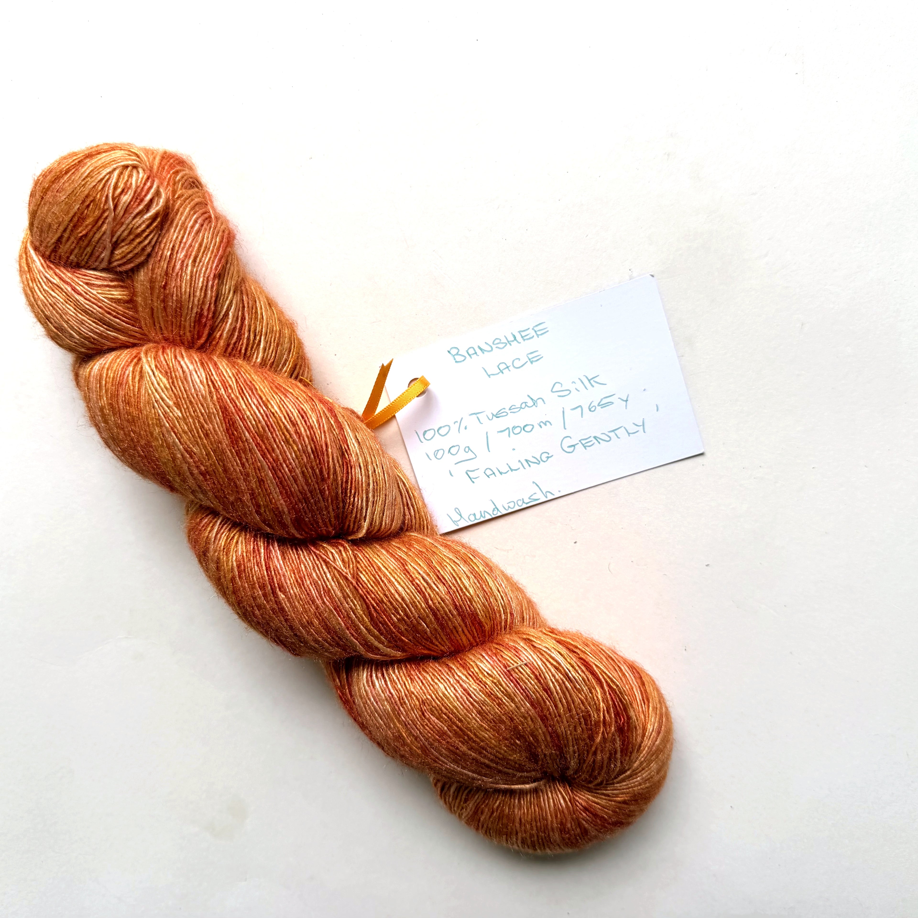Solstice Yarns Tussah Silk Lace Yarn, Falling Gently