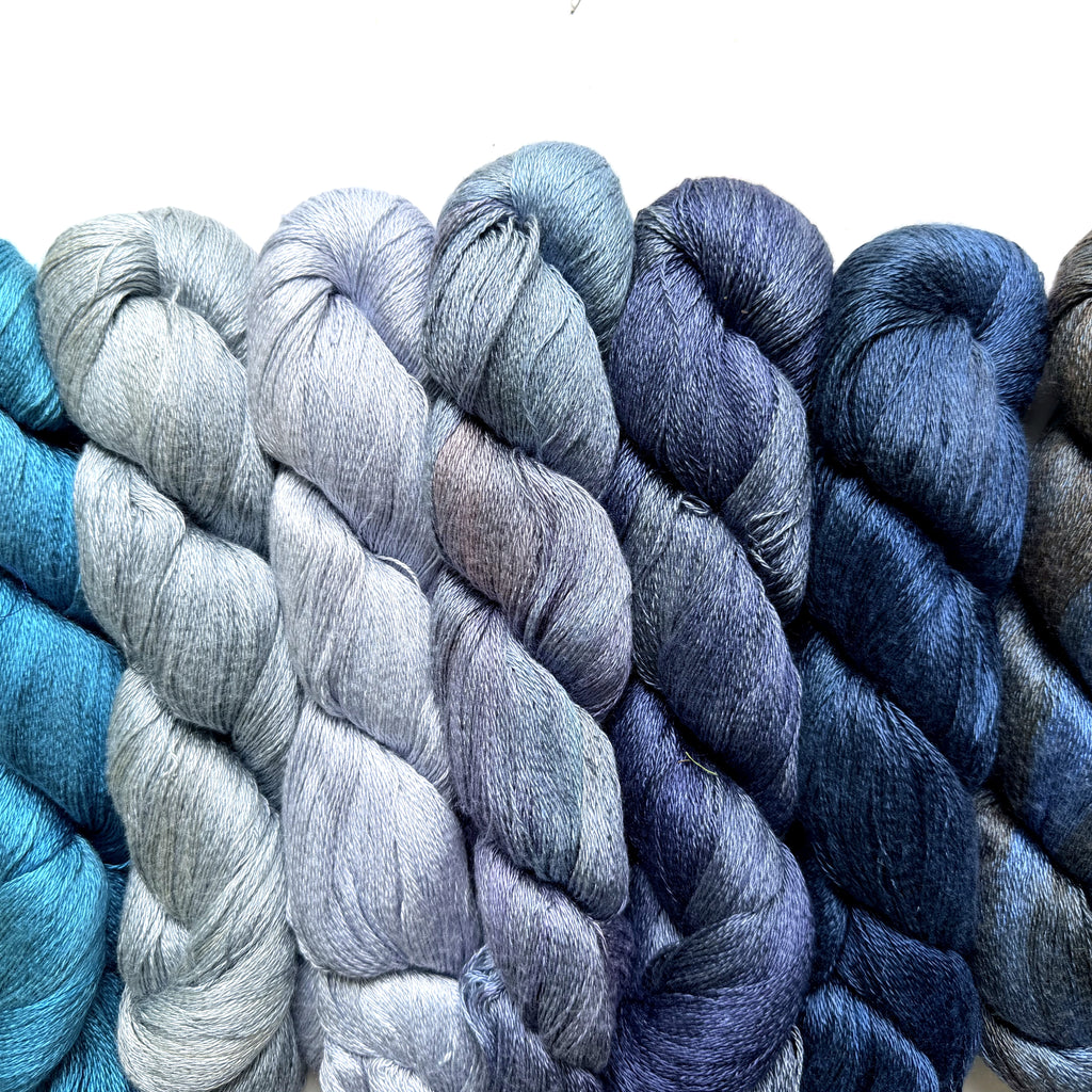 Posh Yarn Silk Lace Yarn, Hand Dyed