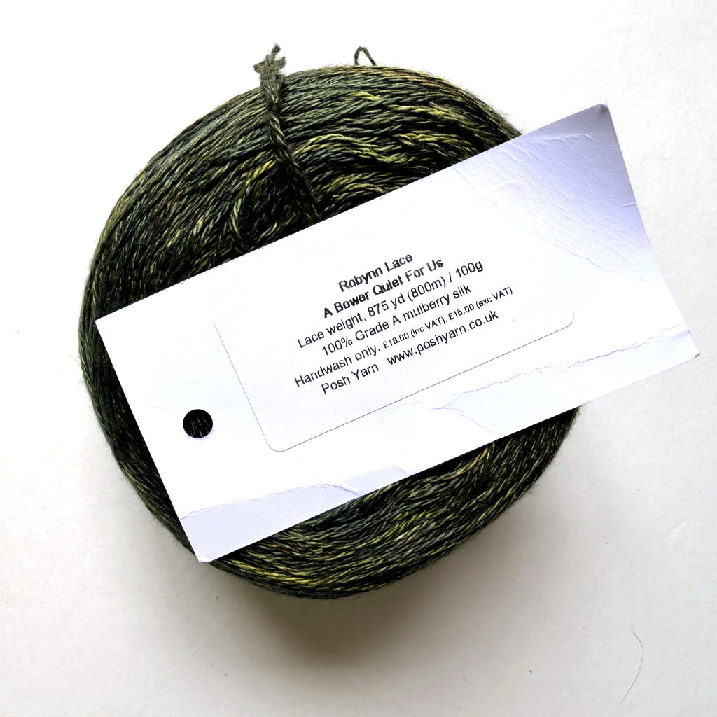 Posh Yarn Silk Lace Yarn, Hand Dyed