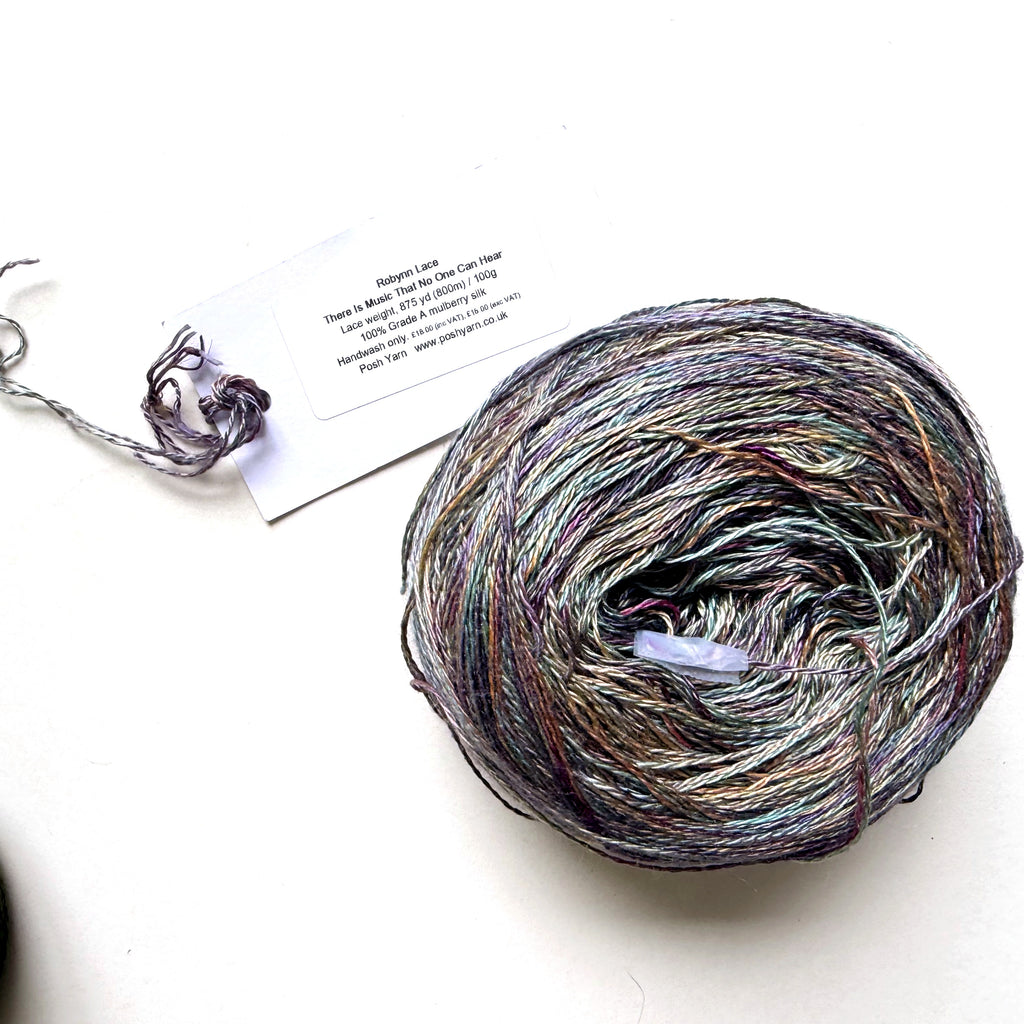 Posh Yarn Silk Lace Yarn, Hand Dyed