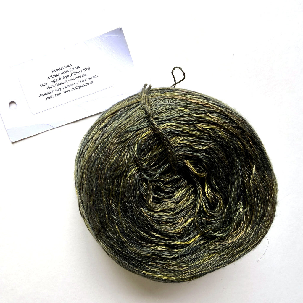 Posh Yarn Silk Lace Yarn, Hand Dyed