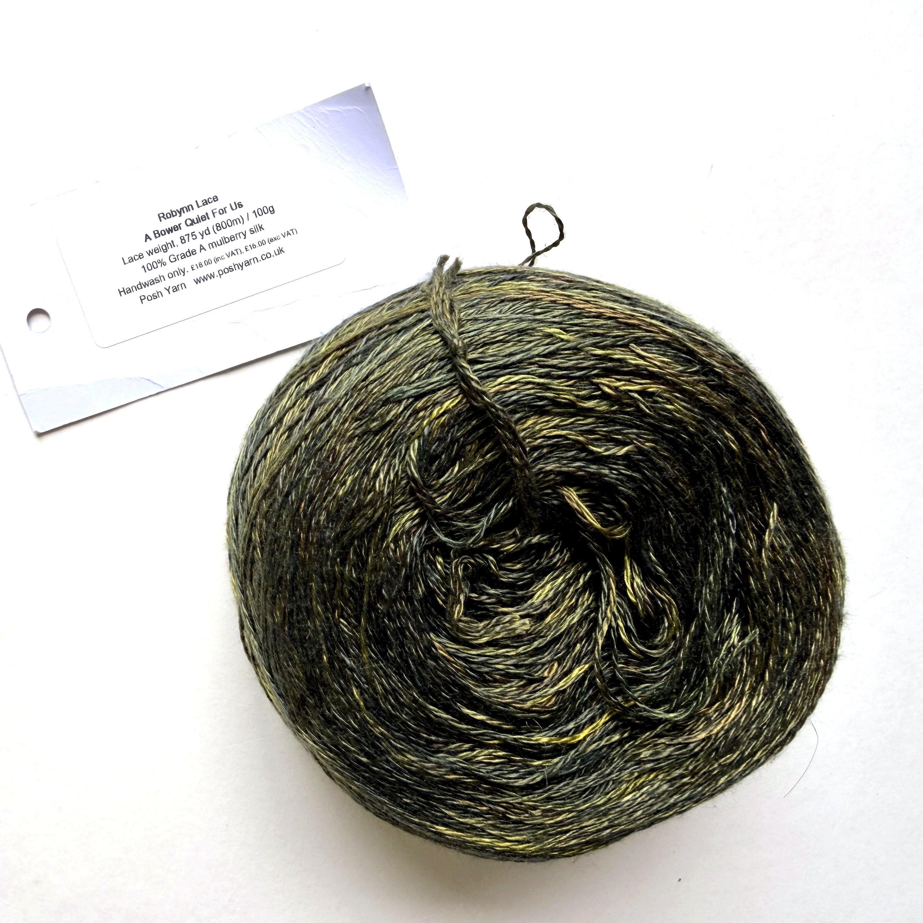 Posh Yarn Silk Lace Yarn, Hand Dyed