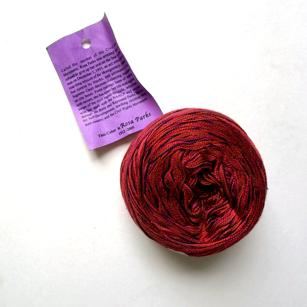 Schaefer Yarn Silk Lace Yarn, Rosa Parks, Discontinued