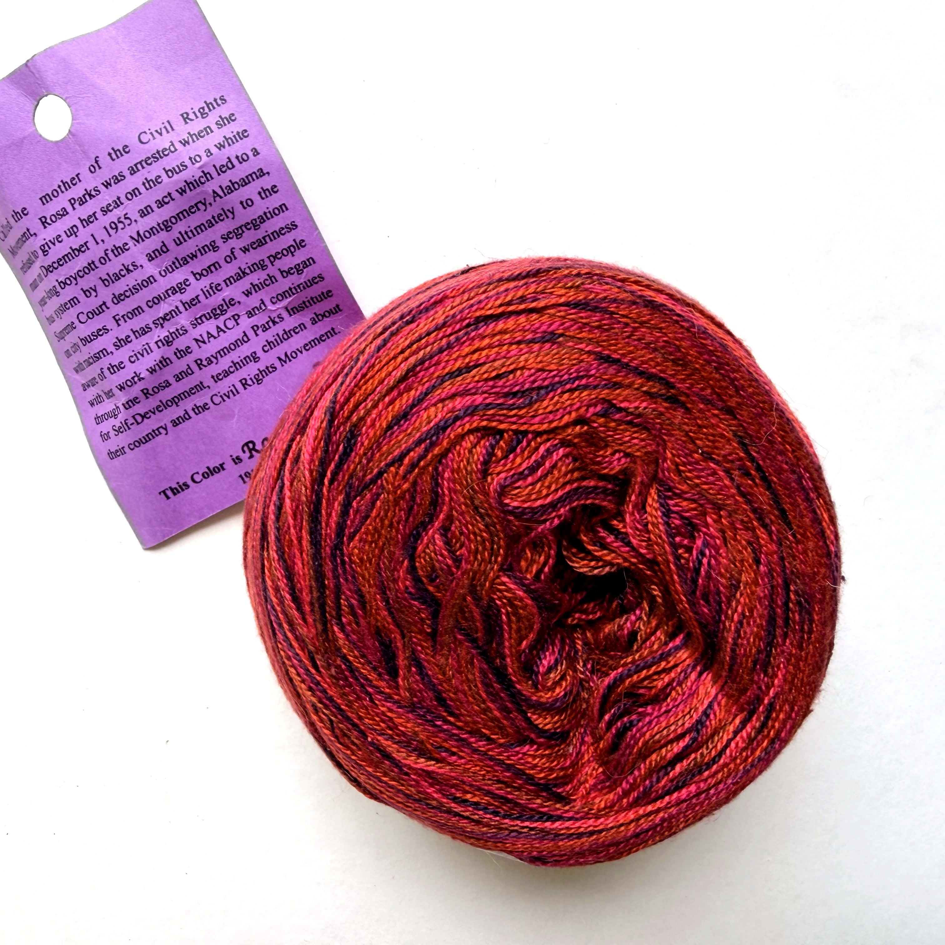 Schaefer Yarn Silk Lace Yarn, Rosa Parks, Discontinued